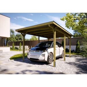 Einzelcarport '606' kesseldruckimprägniert 300 x 500 cm